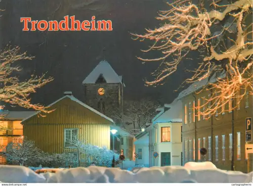 A5593 Norway Trondheim night view