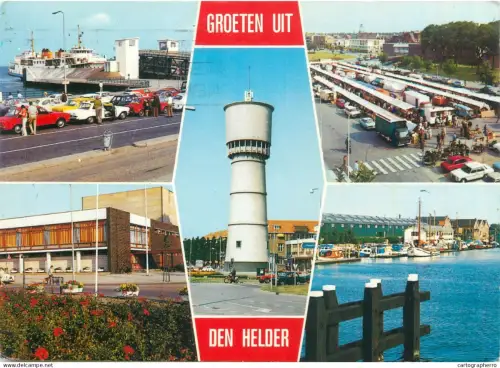 A5593 Netherlands Groeten uit Den Helder several views