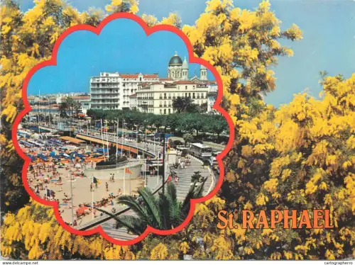A5592 France St Raphael (Var) Cote d'Azur souvenir multi view