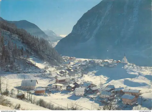 A5592 Austria Au bei Oetz Oetztal Tirol winter scenery
