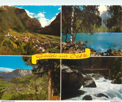 A5592 Austria Grusse aus Oetz multi view