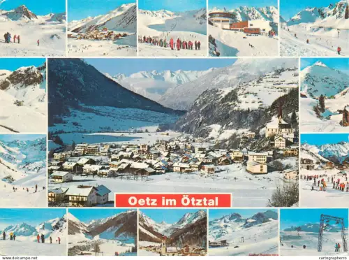 A5592 Austria Oetz im Oetztal Tirol several winter views