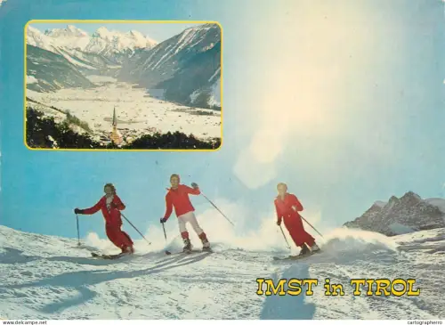 A5591 Austria Imst im Tirol ski types and scenes