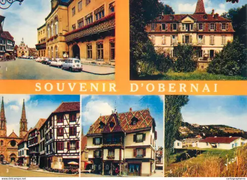 A5591 France Obernai multi view souvenir