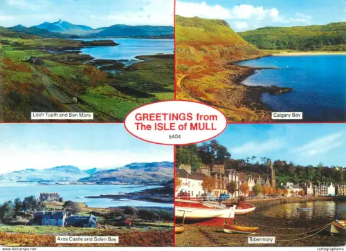 A5590 Scotland greetings from Isle of Mull multi view