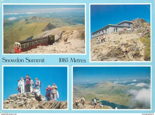 A5590 Wales Snowdon summit multi view