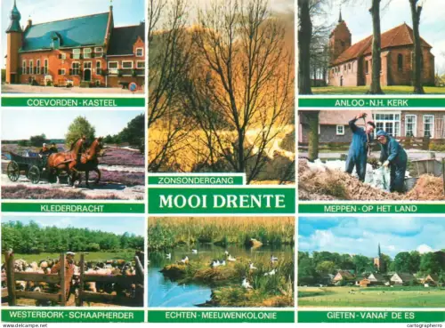 A5581 Netherlands Mooi Drenthe several views
