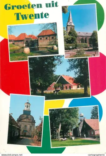 A5581 Netherlands Groeten uit Twente several views