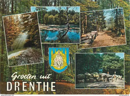 A5581 Netherlands Groeten uit Drenthe multi view