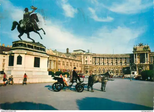 A5581 Austria Wien Heldenplatz mit Prinz Eugen Denkmal