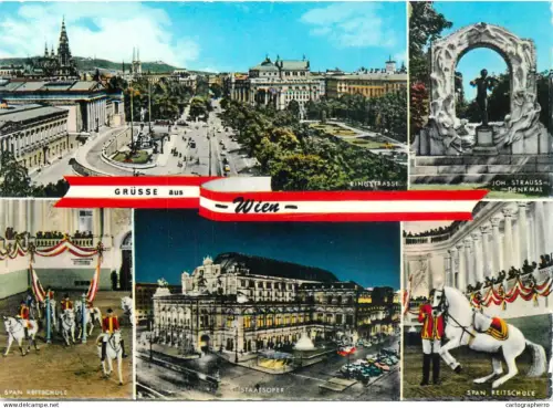 A5581 Austria Grusse aus Wien different views