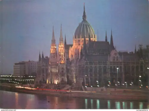 A5581 Hungary Budapest Parliament night view
