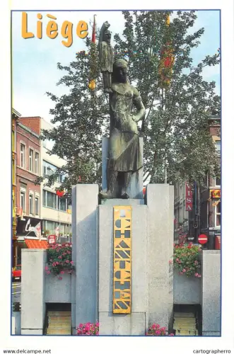 A5581 Belgium Liege - Tchantches statue monument