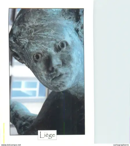 A5581 Belgium Liege - Regard - sculpture de Rene Julien