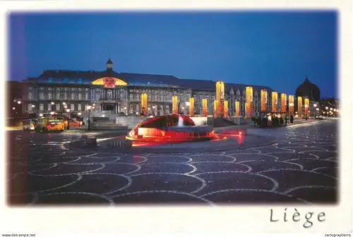 A5580 Belgium Liege vue de nuit