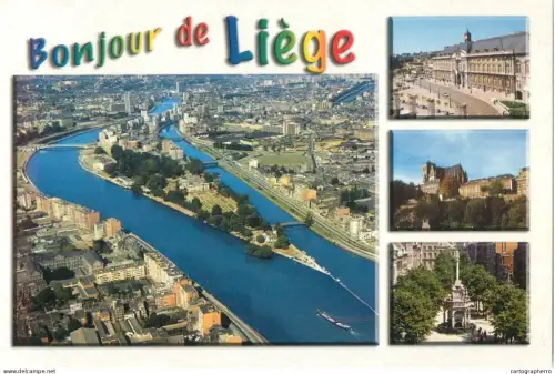A5580 Belgium Bonjour de Liege several views