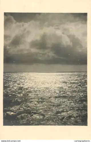 A6052 Norway seascape vintage photographic postcard