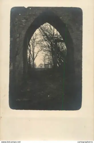 A6052 ruins of a Gothic portal, possibly from a monastery