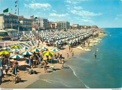 A5579 Italy Igea Marina hotels and beach