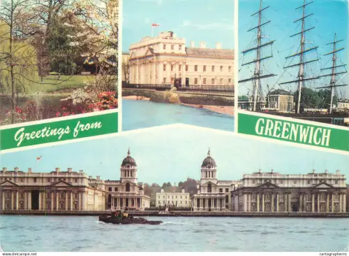 A5579 England greetings from Greenwich multi view