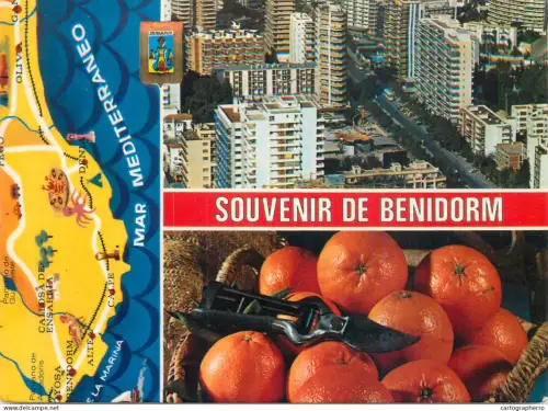 A5579 Spain Benidorm multi view souvenir