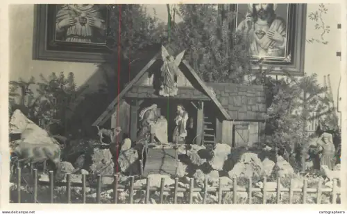 A6051 Christmas nativity scene, a traditional exhibition featuring figures representing the birth of Jesus