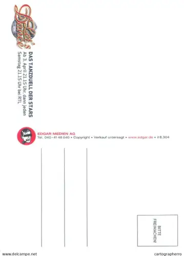 A6064 Advertising RTL TV Let`s Dance Rumba steps