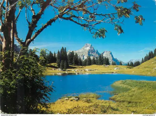 A5577 Austria Korbersee ob Schrocken Bregenzerwald picturesque scenery