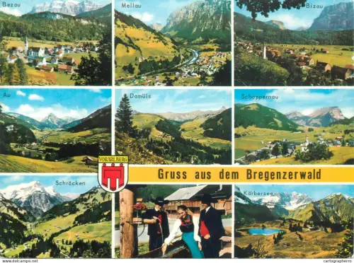 A5577 Austria Gruss aus dem Bregenzerwald multi view