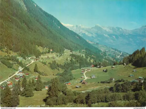 A5577 Switzerland Mayens de Planchouet Haute Nendaz vue generale