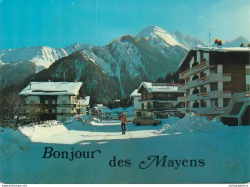 A5577 Switzerland Mayens de Riddes Valais winter scenery