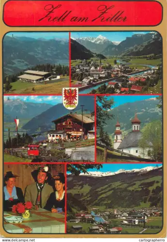 A5596 Austria Zell am Ziller Tirol different aspects and sights
