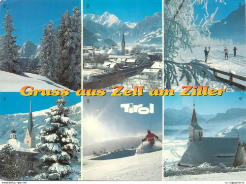 A5596 Austria Grusse aus Zell am Ziller Tirol several views