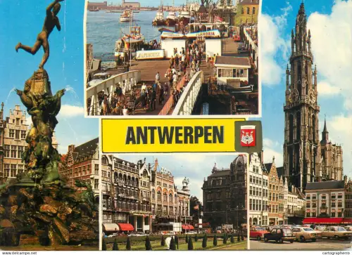 A5595 Belgium Antwerpen several sights and sites