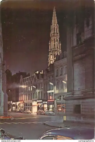 A5595 Belgium Bruxelles Butter Street night view
