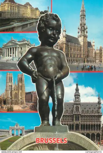 A5594 Belgium Bruxelles different sites and sights Manneken Pis