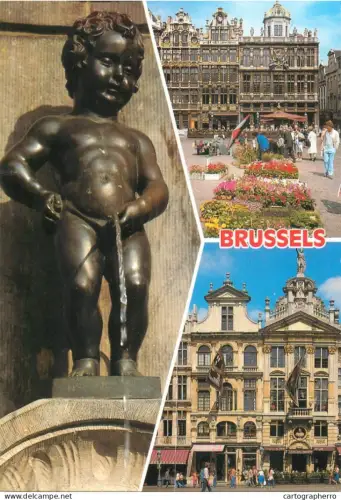 A5594 Belgium Bruxelles different views Manneken Pis