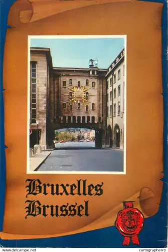 A5594 Belgium Bruxelles Mont des Arts L'Horologe