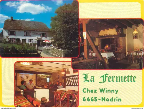A5594 Belgium Nadrin Cafe Restaurant La Fermette multi view