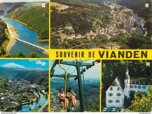 A5594 Luxembourg souvenir de Vianden different views
