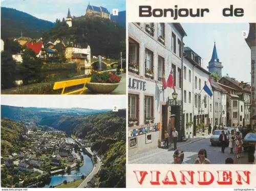 A5594 Luxembourg Bonjour de Vianden different views