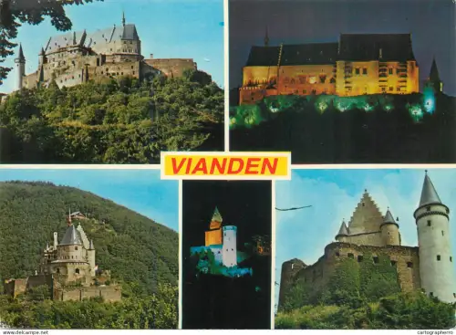 A5594 Luxembourg Vianden different sites and sights
