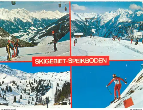 A5608 Italy Alto Adige Sudtirol Speikboden Skigebiet Ahrntal several views