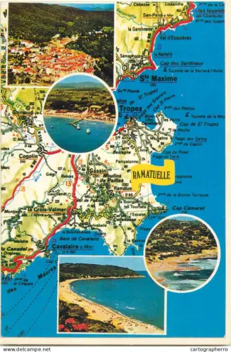 A5608 France Ramatuelle multi view and map