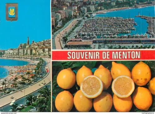 A5607 France souvenir Menton Garavan Cote d'Azur multi view
