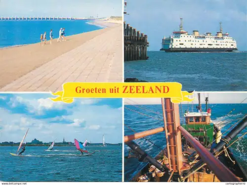 A5606 Groeten uit Zeeland sailing vessels multi view
