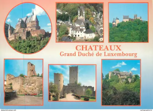 A5605 Grand Duche de Luxembourg Chateaux multi view