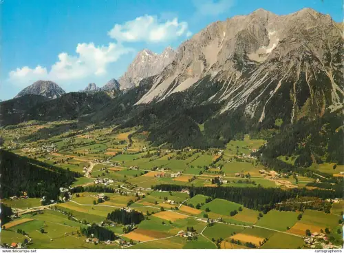 A5605 Austria Ramsau am Dachstein aerial view