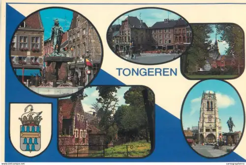 A5604 Belgium Tongeren multi view souvenir