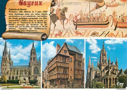 A5604 France Bayeux (Calvados) Tapisserie de la Reine Mathilede multi view souvenir